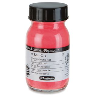 Schmincke Pigment - Fluorescent Red, 100 ml Jar