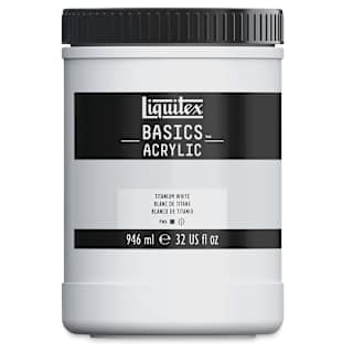 Liquitex Basics - Titanium White, 32 oz jar