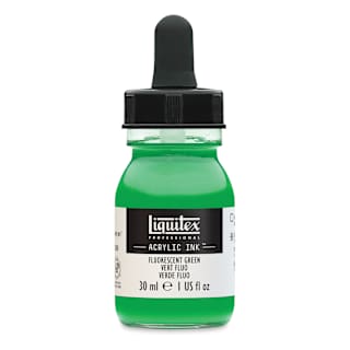 Liquitex Professional Acrylic Ink - Fluorescent Green, 30 ml