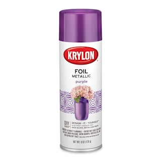 Krylon Foil Metallic Spray Paint - Purple, 6 oz