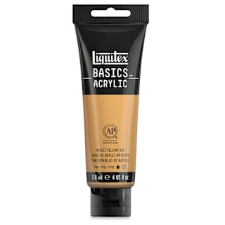Liquitex Basics - Naples Yellow Hue, 4 oz tube