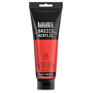 Liquitex Basics - Cadmium Red Light Hue, 8.5 oz Tube