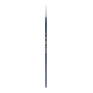 Silver Brush Bristlon Stiff White Synthetic Brush - Script Liner, Size 0