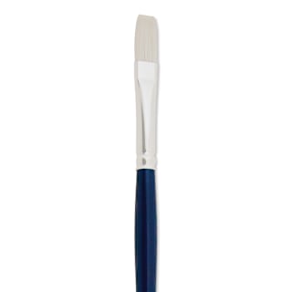 Silver Brush Bristlon Stiff White Synthetic Brush - Flat, Size 4