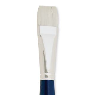 Silver Brush Bristlon Stiff White Synthetic Brush - Bright, Size 12