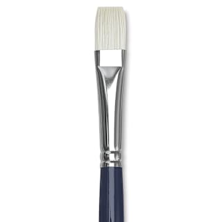 Silver Brush Bristlon Stiff White Synthetic Brush - Bright, Size 8