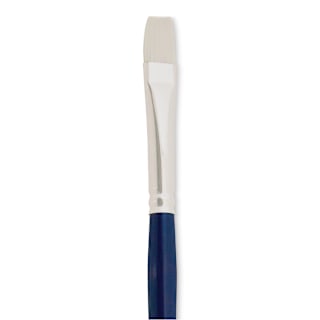 Silver Brush Bristlon Stiff White Synthetic Brush - Bright, Size 6