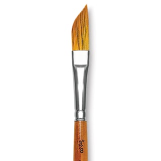 Silver Brush Golden Natural Brush - Dagger Striper, Short Handle, Size 3/8"