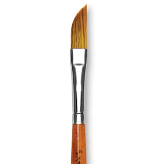 Silver Brush Golden Natural Brush - Dagger Striper, Short Handle, Size 1/4"