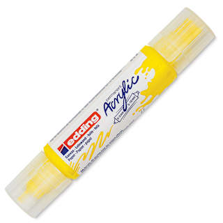 Edding 5400 Acrylic Double Ended Paint Marker - Traffic Yellow 905