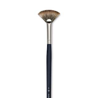 Royal & Langnickel SableTek Brush - Fan Blender, Long Handle, Size 6