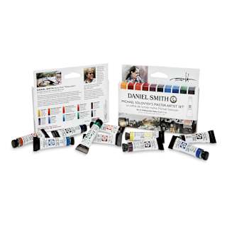 Daniel Smith Extra Fine Watercolor - Set of 10, Michael Solovyev Master Artist, 5 ml Tubes