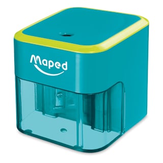 Maped Compact 1-Hole Battery Powered Pencil Sharpener - Blue