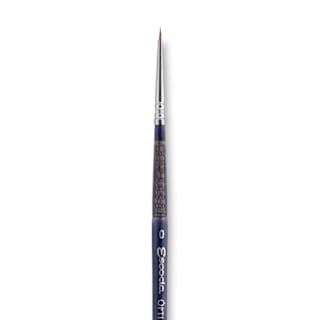 Escoda Optimo Kolinsky Sable Brush - Pointed Round, Short Handle, Size 0