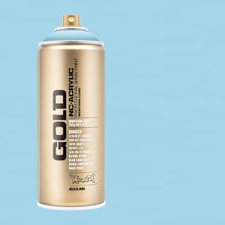 Montana Gold Acrylic Professional Spray Paint - Fresh Blue, 400 ml can