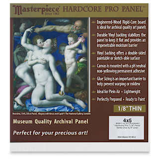 Masterpiece Santa Cruz Hardcore Pro Canvas Panel - 4" x 5"