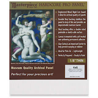 Masterpiece Santa Cruz Hardcore Pro Canvas Panel - 4" x 6"