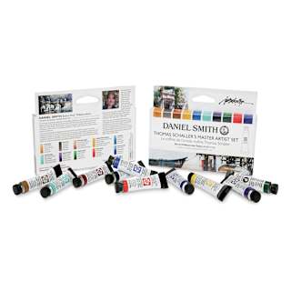 Daniel Smith Extra Fine Watercolor - Set of 10, Thomas Schaller Master Artist, 5 ml Tubes