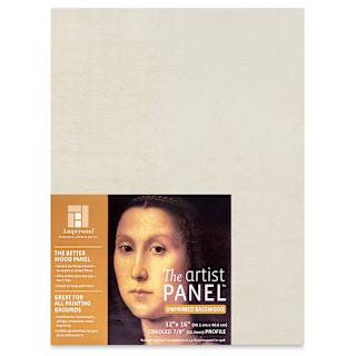 Ampersand Value Series Artist Wood Panel - 12" x 16", 7/8" Cradle