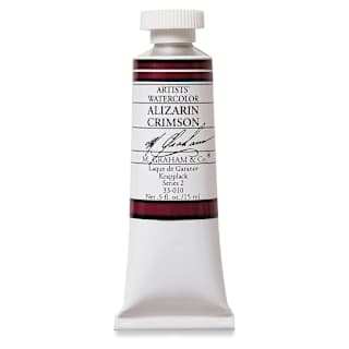 M. Graham Artists' Watercolor - Alizarin Crimson, 15 ml Tube