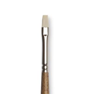 Winsor & Newton Artists' Oil Synthetic Hog Brush - Bright, Size 2, Long Handle