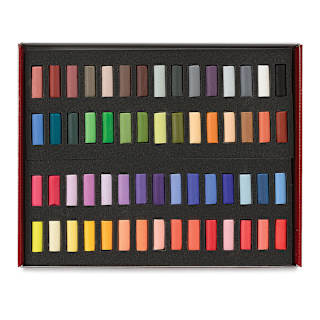 Blick Artists' Soft Pastel Half Stick Set - Assorted Colors, Set of 60