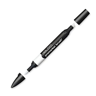 Winsor & Newton Promarker Brush Marker - Cool Grey 1