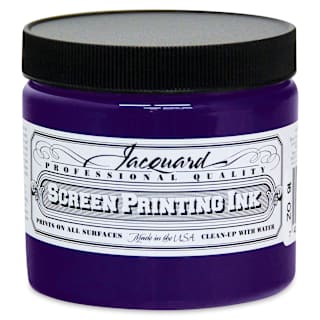Jacquard Screen Printing Ink - Opaque Violet, 16 oz