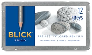 Blick Studio Artists' Colored Pencil Set - Greys, Set of 12