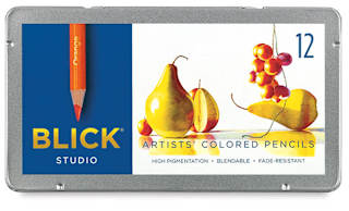 Blick Studio Artists' Colored Pencil Set - Set of 12, Assorted Colors