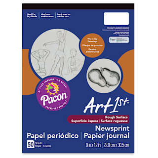ART1st Newsprint Pad - 9" x 12", 50 Sheets