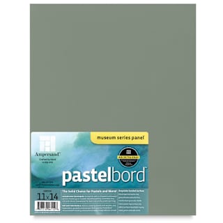 Ampersand Pastelbord Panel - 11" x 14", 1/8" Profile, Dark Green