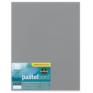 Ampersand Pastelbord Panel - 14" x 18", 1/8" Profile, Gray