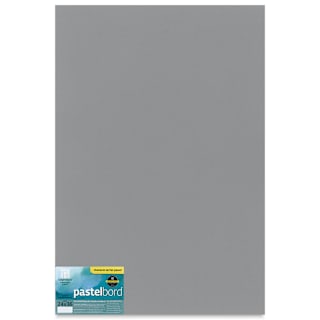 Ampersand Pastelbord Panel - 24" x 36", 1/8" Profile, Gray