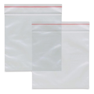 Craft Medley Zipper Lock Bags - 4" W x 4" L, Package of 40