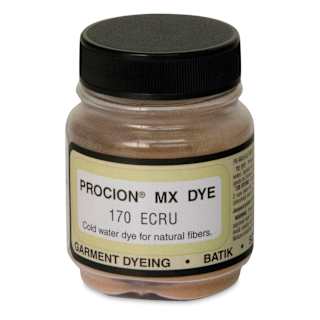 Jacquard Procion MX Fiber Reactive Cold Water Dye - Ecru, 2/3 oz jar