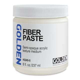 Golden Molding Paste Medium - Fiber, 8 oz jar