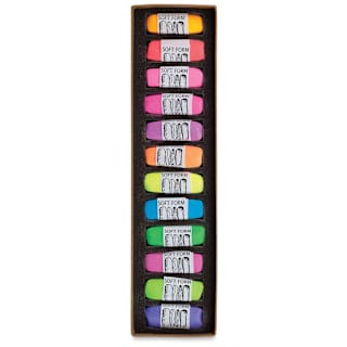 Townsend Artists' Soft Form Pastel Set - Fluorescent, Set of 12