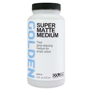 Golden, 16 oz Jar-Super Loaded Matte Medium