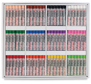 Sakura Cray-Pas Junior Artist Oil Pastels - Assorted Colors, Set of 288