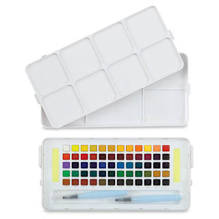 Sakura Koi Watercolor Studio Set - Set of 60 w/2 Brushes, Assorted Colors