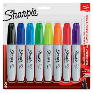 Sharpie Chisel Tip Marker Set - Assorted Colors, Set of 8