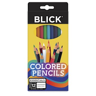 Blick Essentials Colored Pencil Set of 12 - Assorted Colors