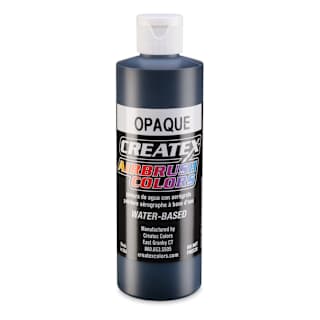 Createx Airbrush Color - 8 oz, Opaque Black