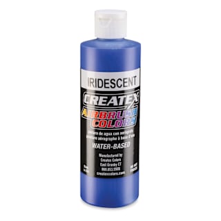Createx Airbrush Color - 8 oz, Iridescent Electric Blue
