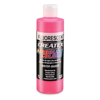 Createx Airbrush Color - 8 oz, Fluorescent Hot Pink