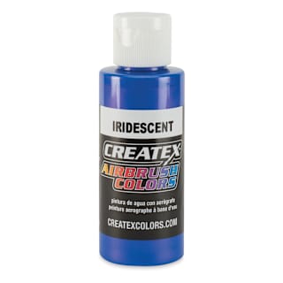 Createx Airbrush Color - 2 oz, Iridescent Electric Blue