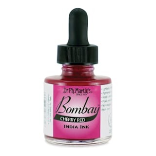 Dr. Ph. Martin's Bombay India Ink - 1 oz, Cherry Red