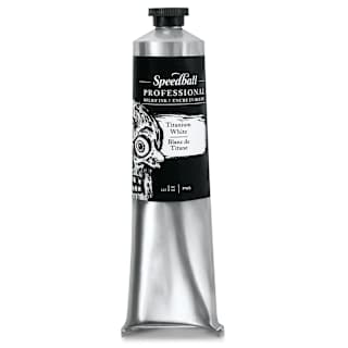 Speedball Professional Relief Ink - Titanium White, 5 oz, Tube