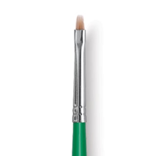 Blick Economy Golden Nylon Brush - Bright, Long Handle, Size 1